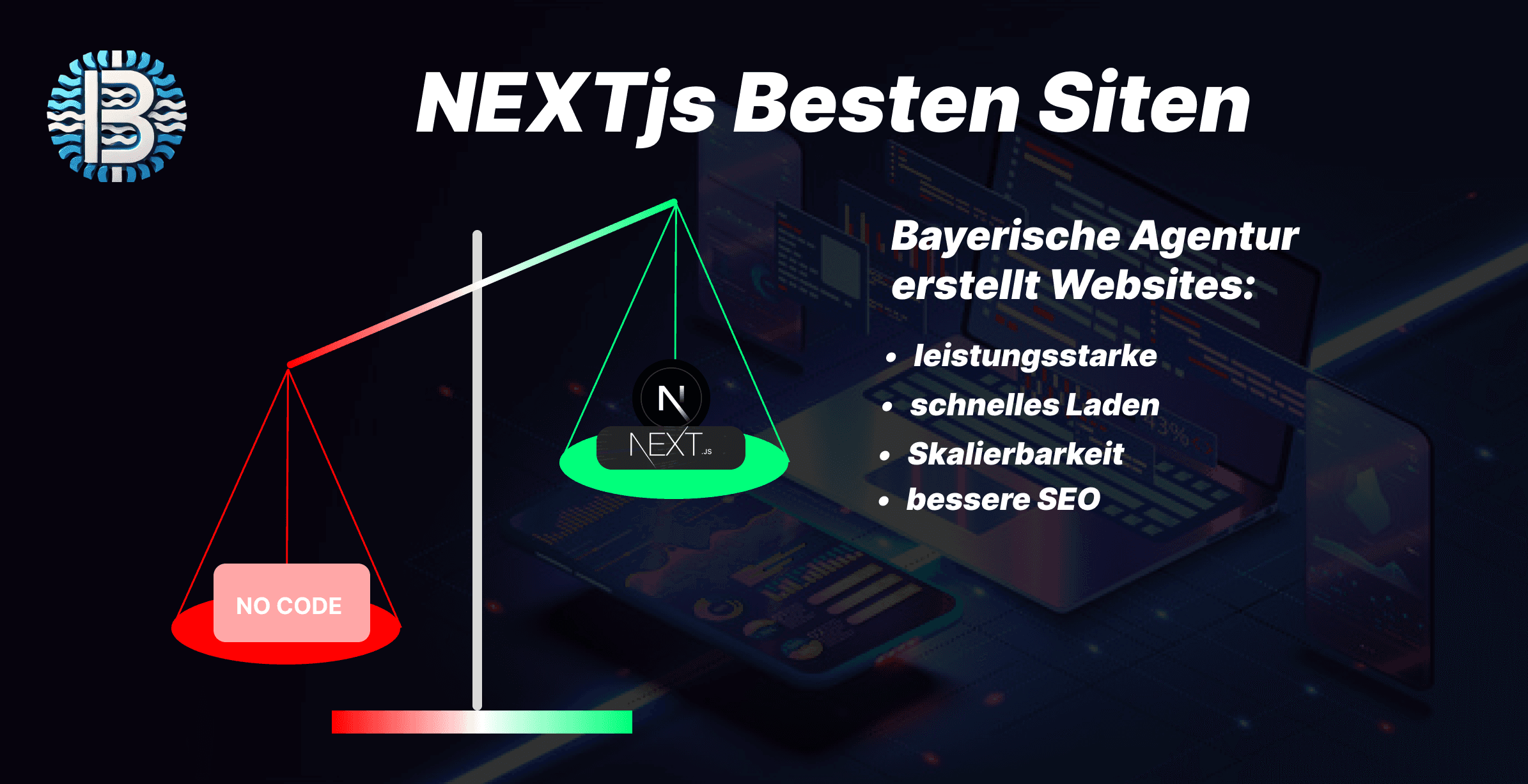 Warum Next.js No-Code-Lösungen bei der Erstellung moderner Websites übertrifft